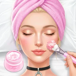 أيقونة سبا العاب تلبيس بنات و مكياج